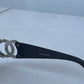 Vintage 90s Hip Hop Style Blue Tint Shades Glasses