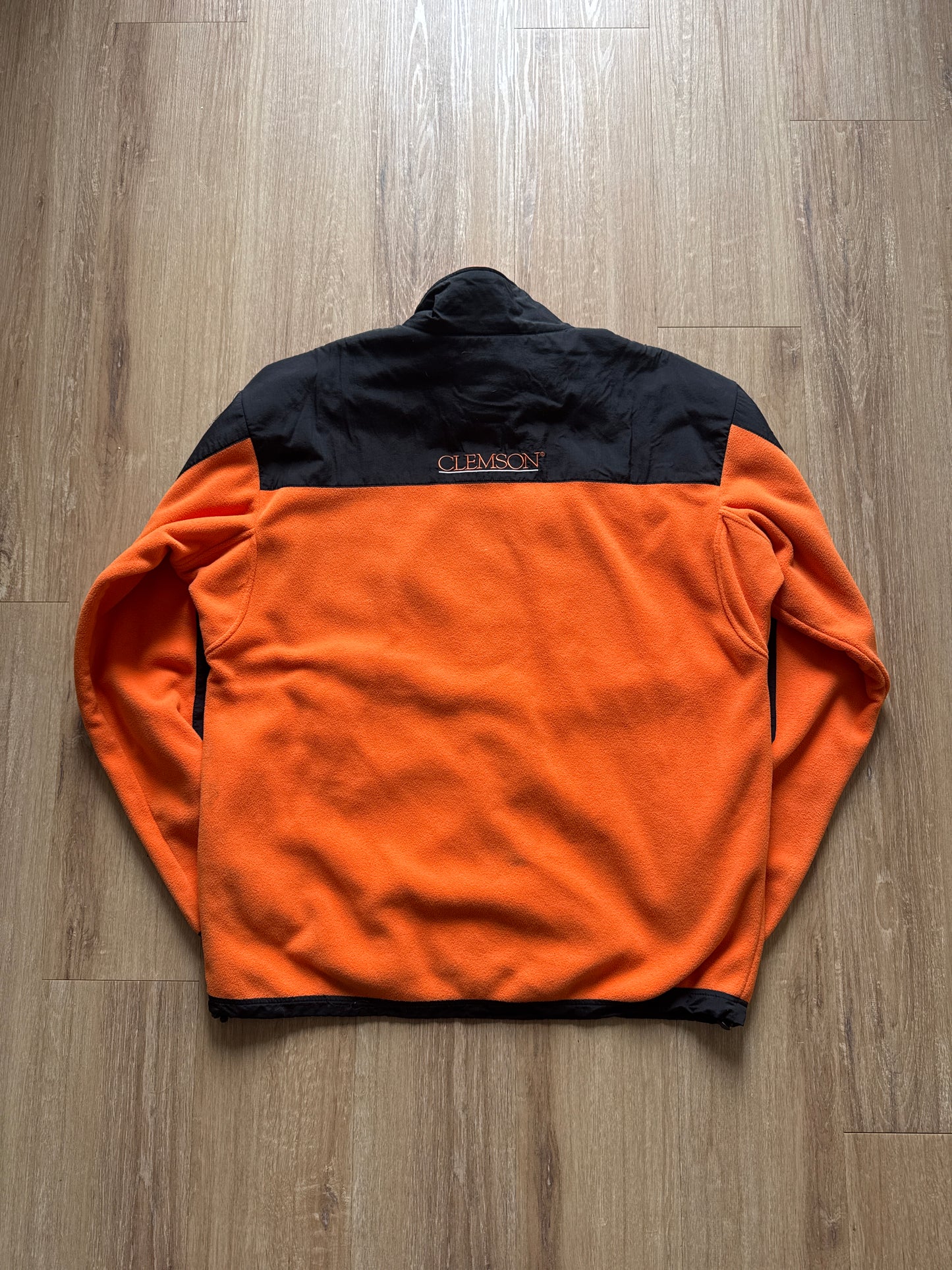 Vintage 1995 Collegiate Sportswear University Of Clemson Tigers Fleece Zip Up Jacket
