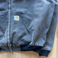 Vintage Carhartt Black Sun Faded Hooded Jacket