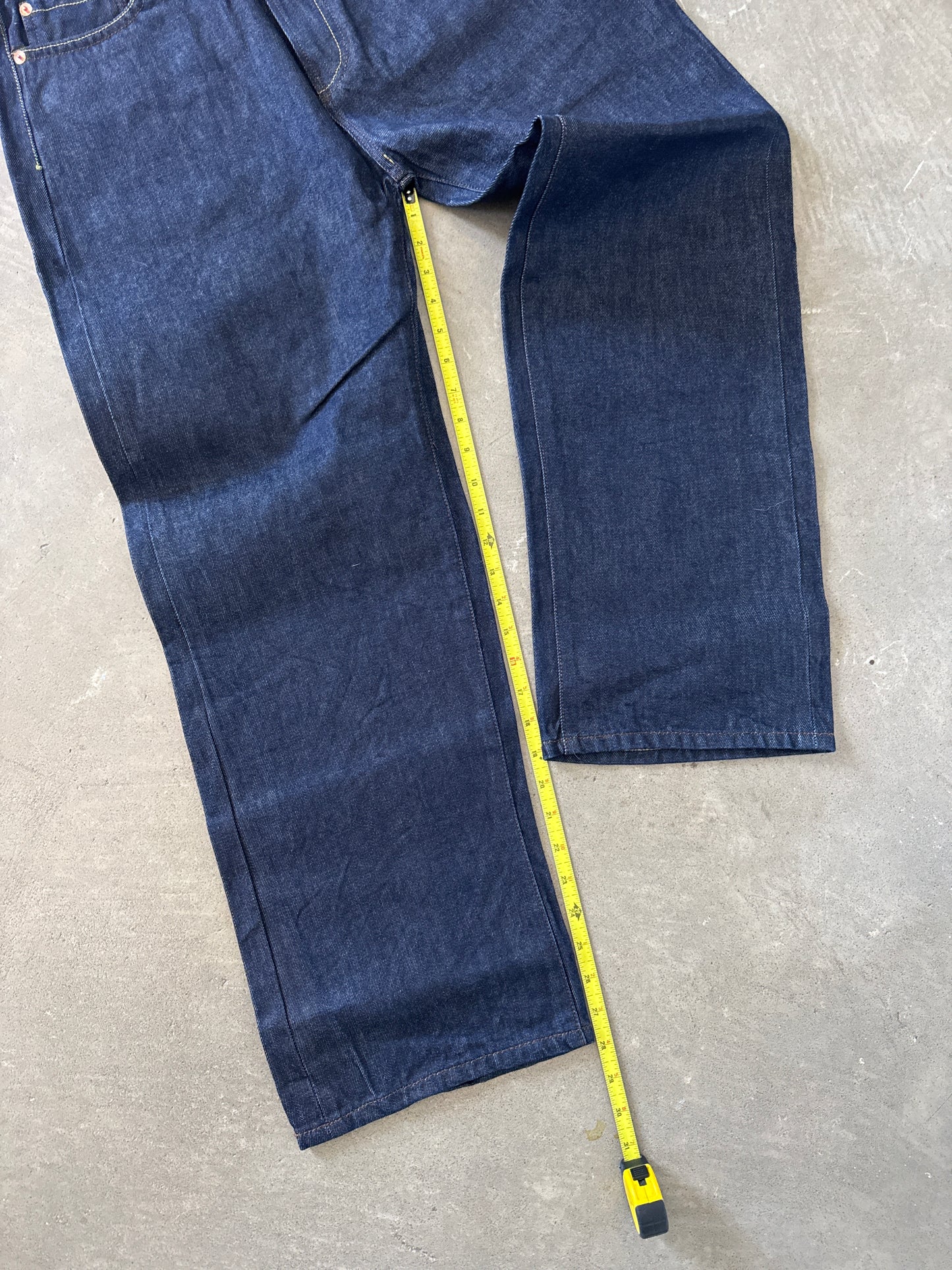 Evisu Red Japanese Art Selvedge Denim Jeans