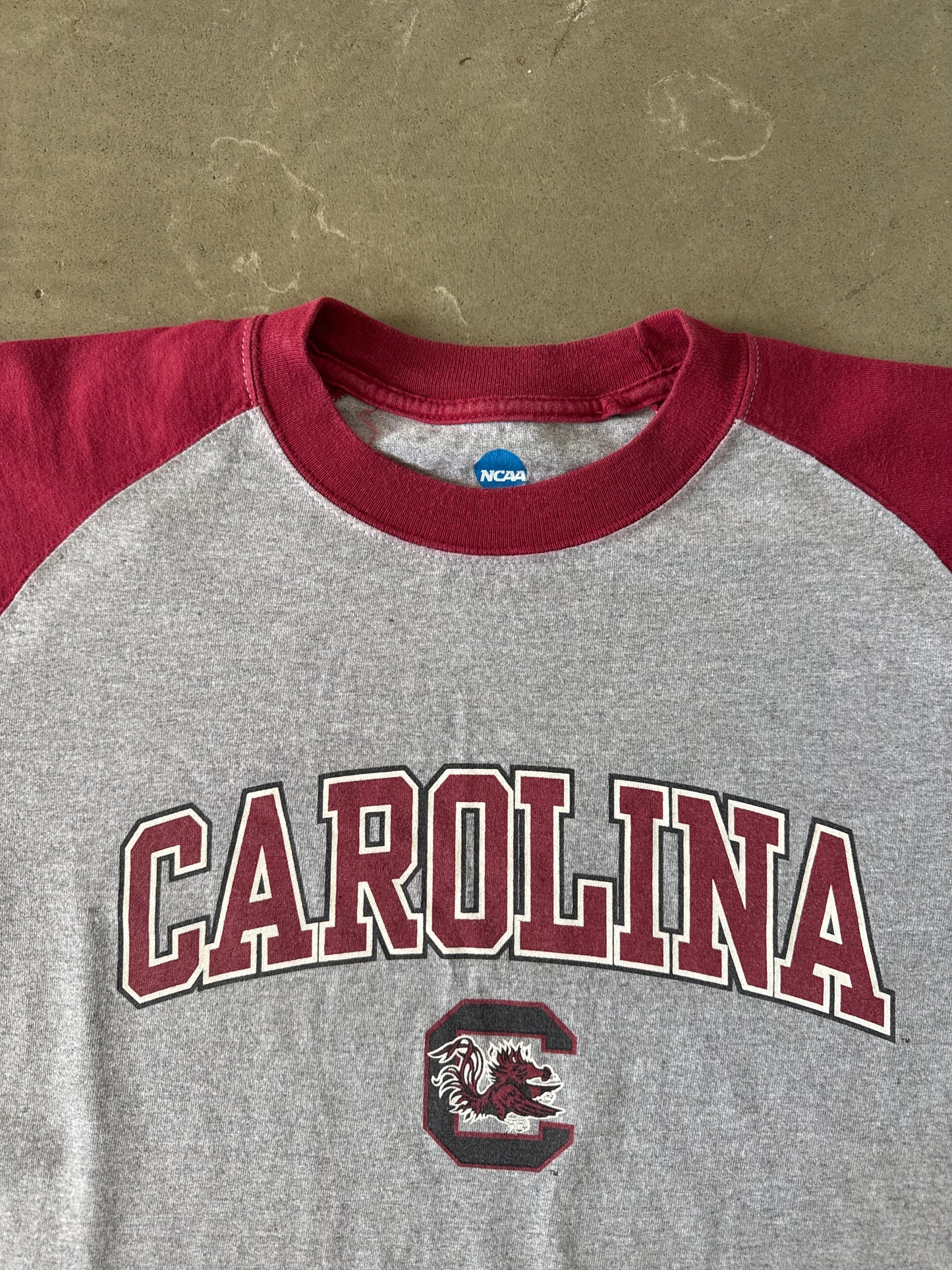 NCAA University Of South Carolina Gamecocks Raglan Tee