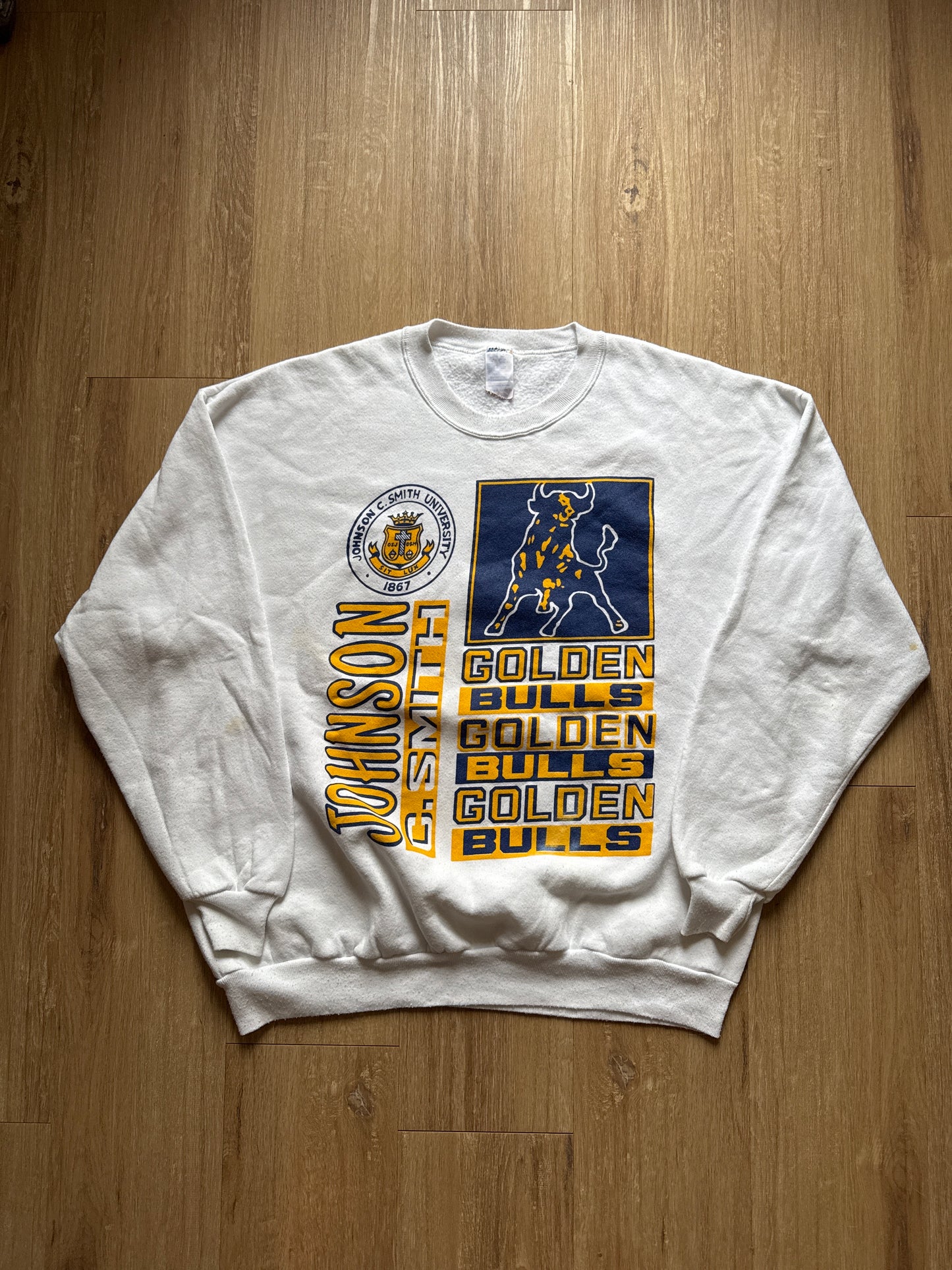 Vintage Johnson C. Smith University Bulls Sweatshirt