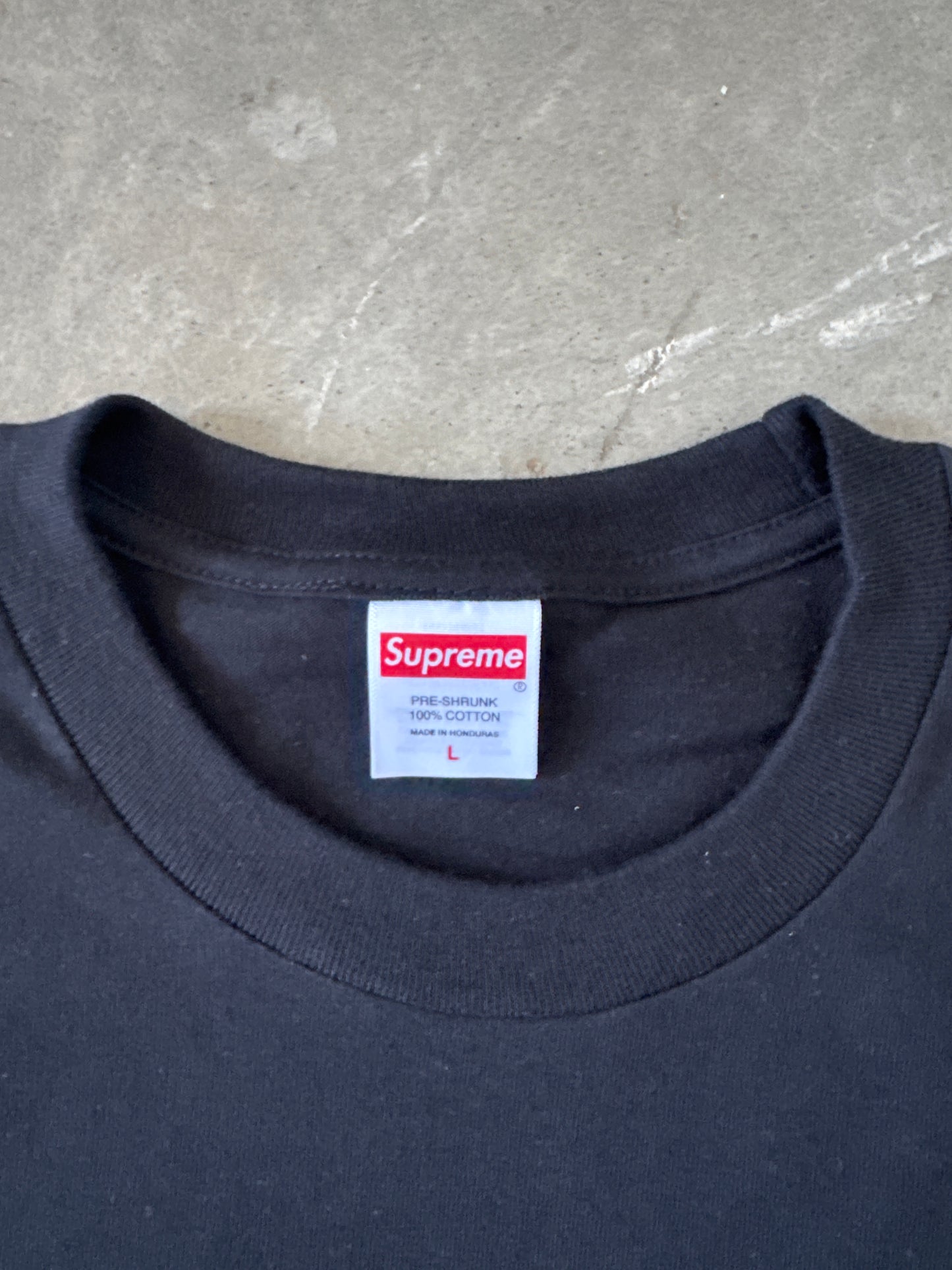 Supreme Spitfire Bighead Long Sleeve Black Tee