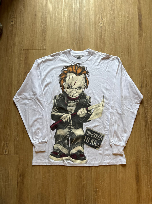 Vintage Chucky Dressed To Kill Long Sleeve Tee
