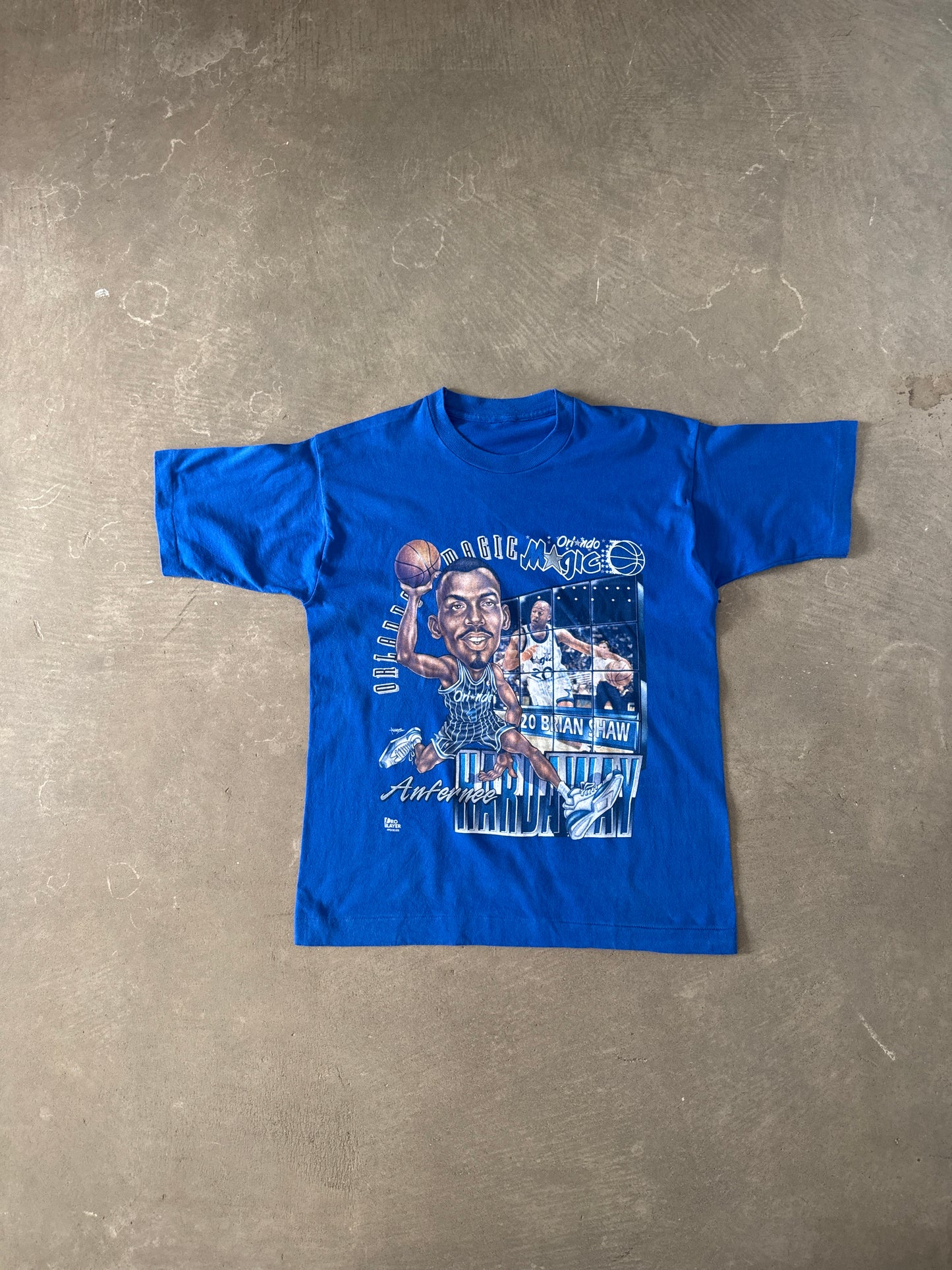 Vintage 90s Pro Player Orlando Magic Penny Anfernee Hardaway Brian Shaw Tee