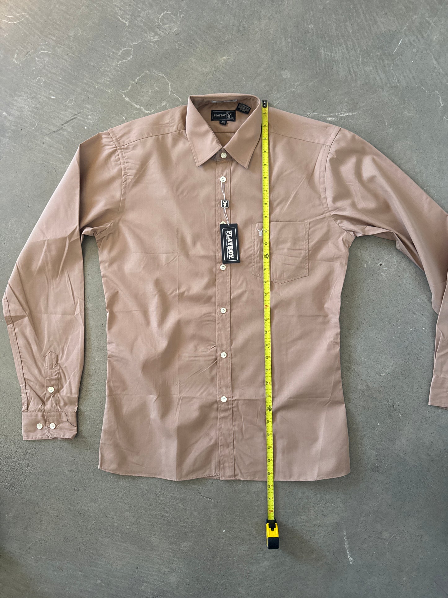 Vintage 70s Playboy Fitted Button Up Shirt