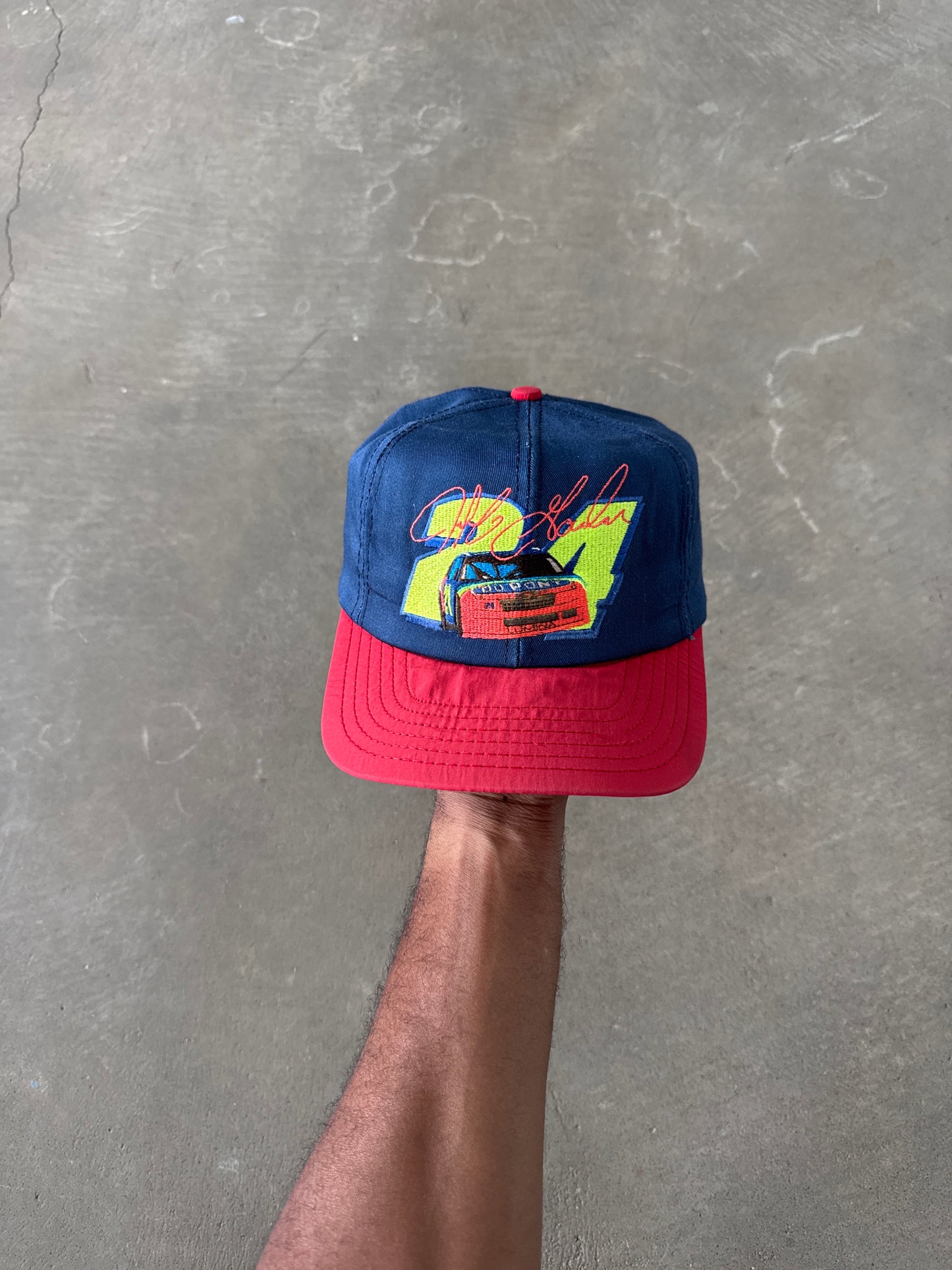 Vintage Nascar Winston Racing Jeff Gordon Snapback Hat