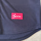 Supreme Snake Script Logo Black Baseball Jersey