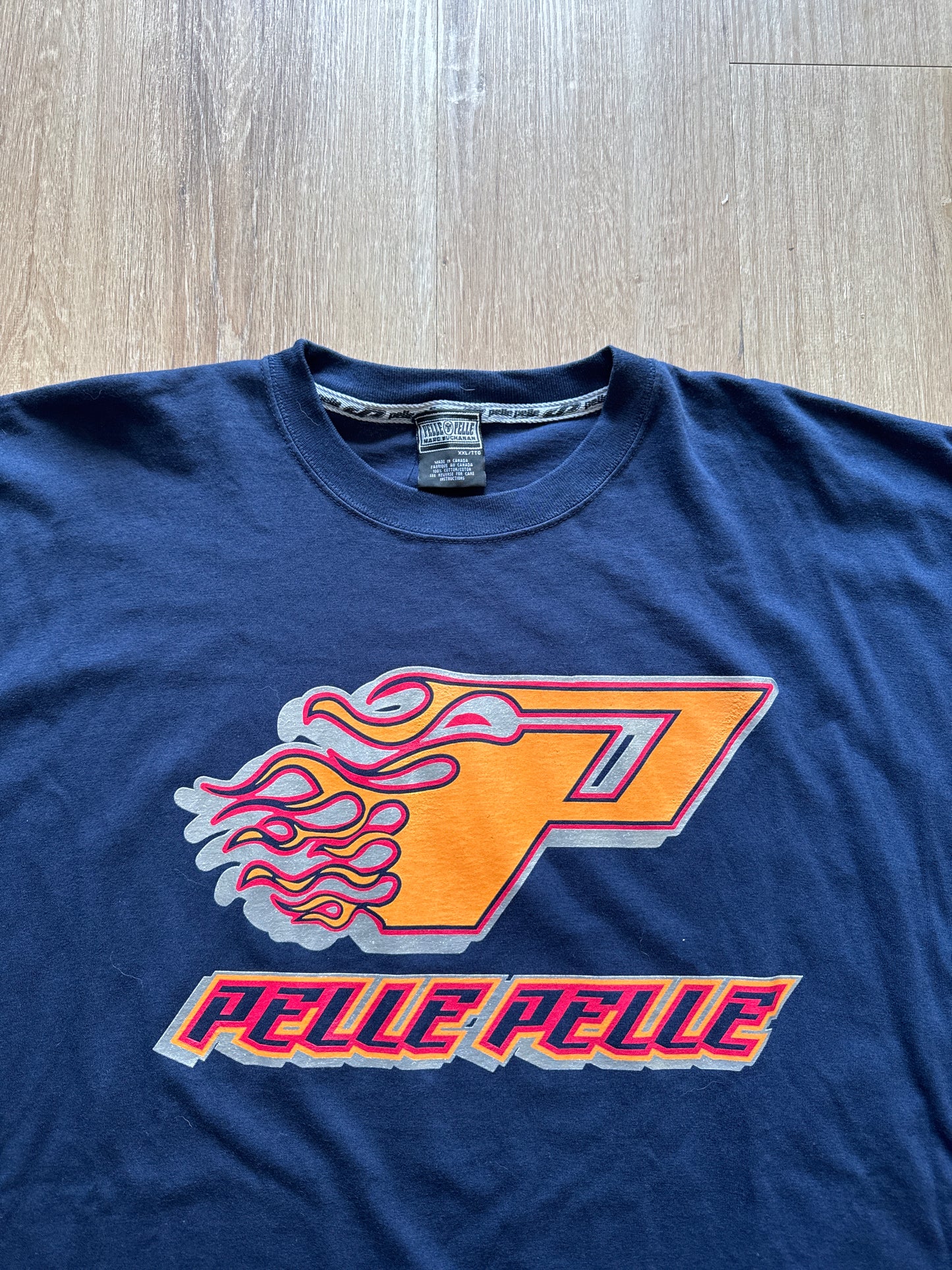 Vintage Y2K Pelle Pelle Jeans Flame Long Sleeve