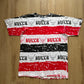Vintage Tultex Chicago Bull All Over Print AOP Tee