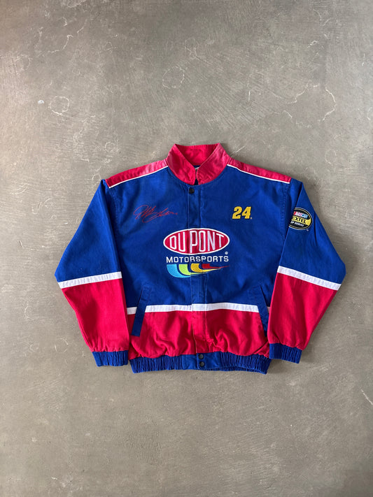 Vintage Winners Circle Jeff Gordon Du Pont Motorsports Nascar Racing Jacket
