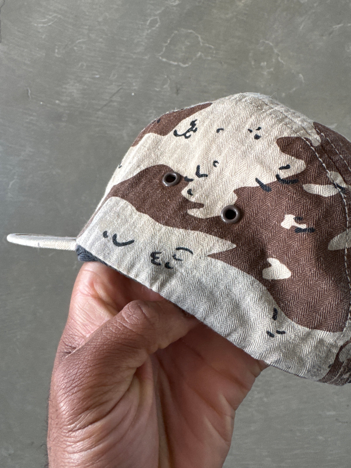 Supreme 5-Panel Desert Chocolate Chip Camo Hat (FW12)