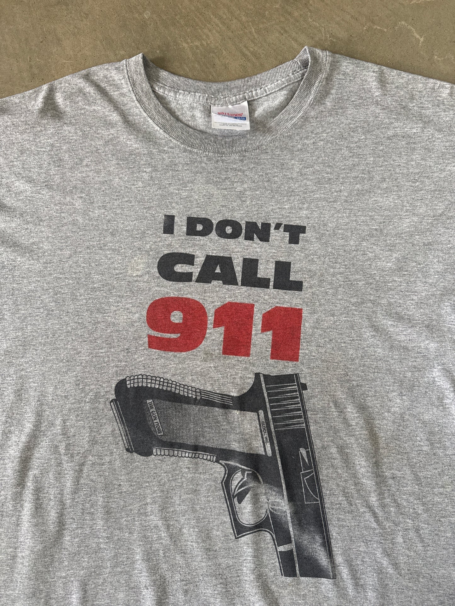 Vintage I Don’t Call 911 Parody Tee