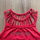 Y2K Women’s Bebe Bedazzled Pink Tank Top Logo Tee