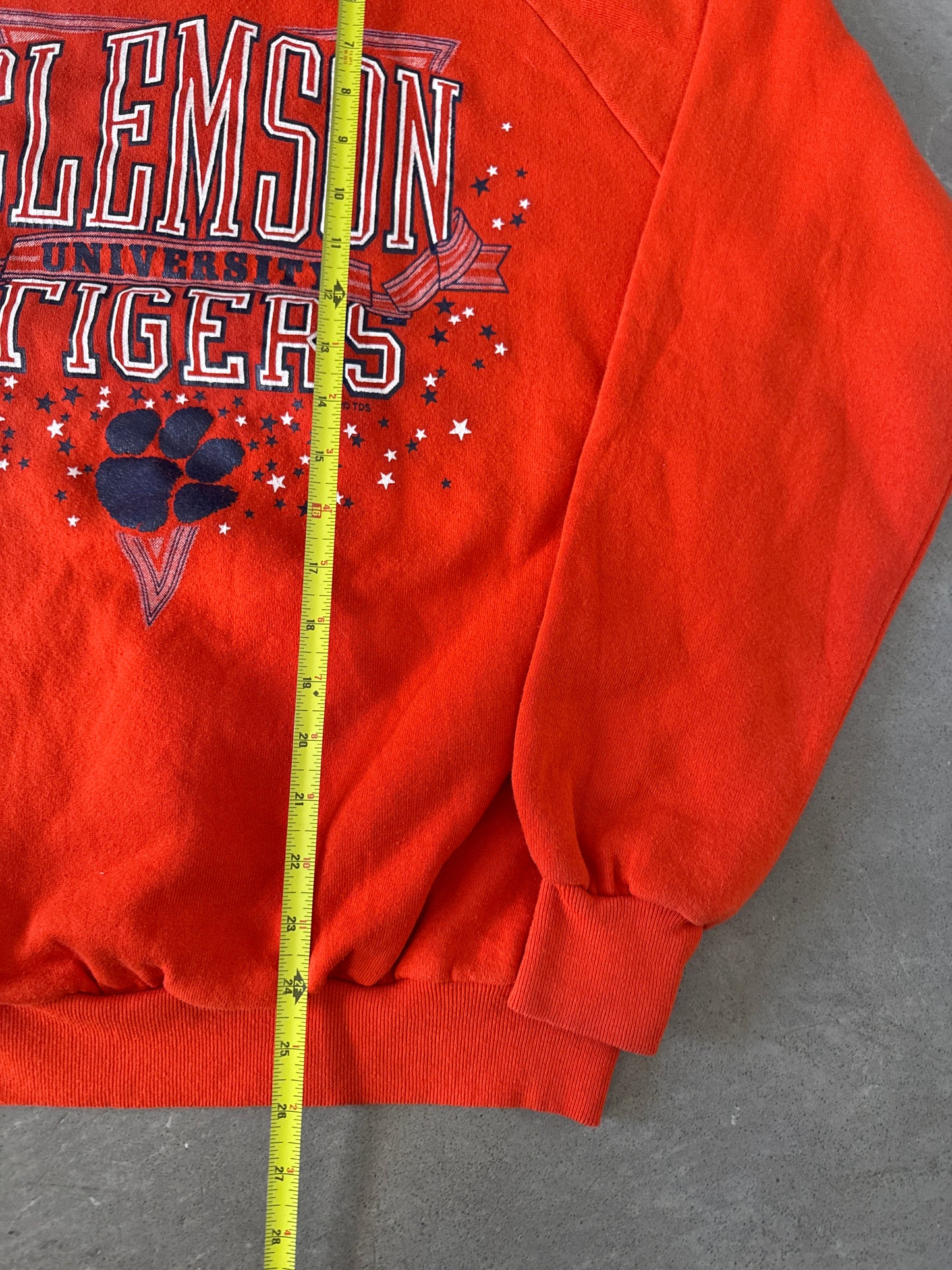 Vintage 90s Clemson University Tigers Sweatshirt