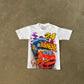 Vintage 1991 Youth Nascar Jeff Gordon Winning Is His Business All Over Print Tee