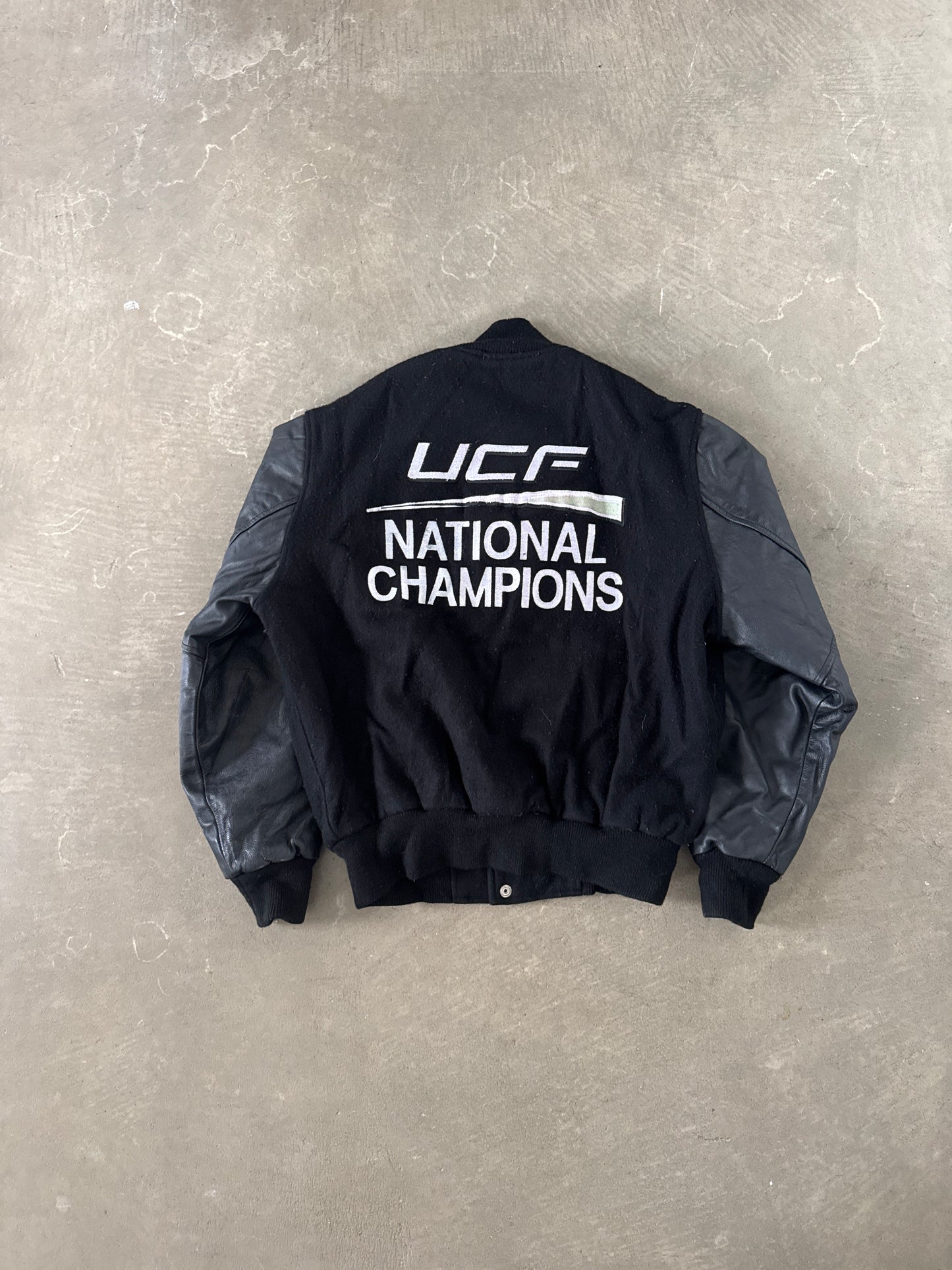 Vintage UCF National Champions EmbroideredVaristy Leather Jacket