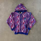 Vintage 90s New York Giants Zebra Hooded Zip Up