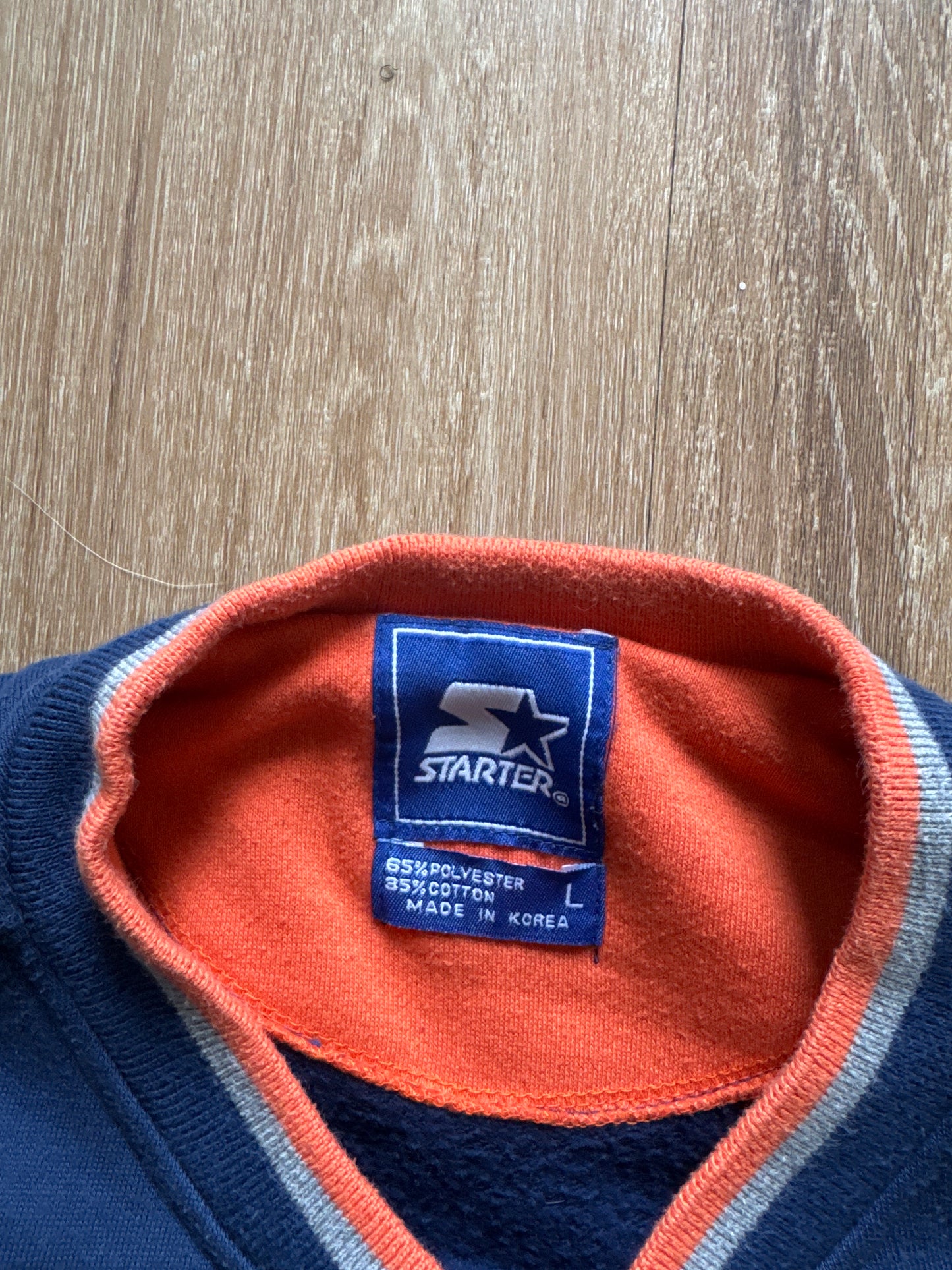 Vintage Starter University Of Clemson Tigers Logo Sweatshirt
