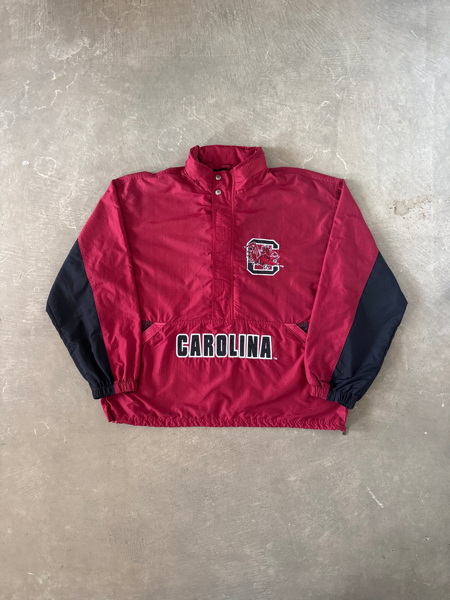 Vintage 90s Russell Athletic University Of South Carolina Gamecocks Windbreaker Pullover