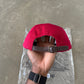 Supreme Washed Chino Twill Red Camp Cap Hat (FW26)