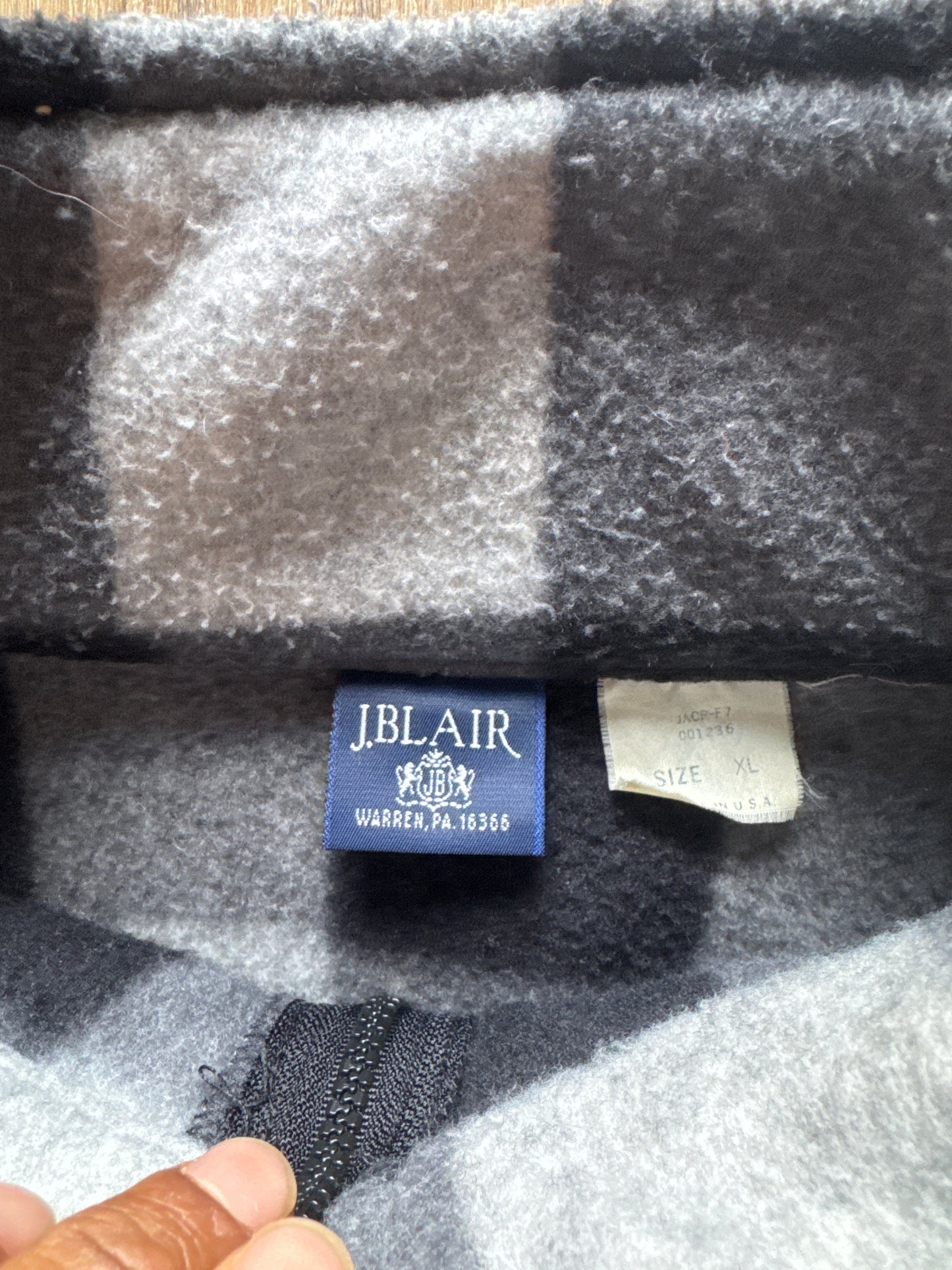 Vintage J. Blair Fleece Full Zip Jacket