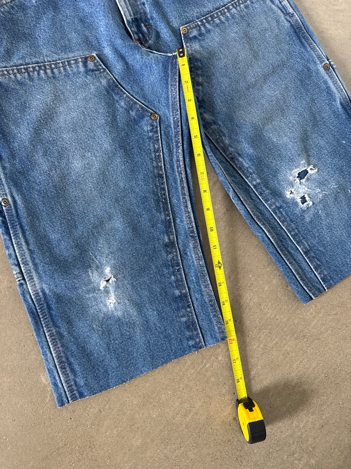 Vintage 90s Key Distressed Double Knee Carpenter Shorts
