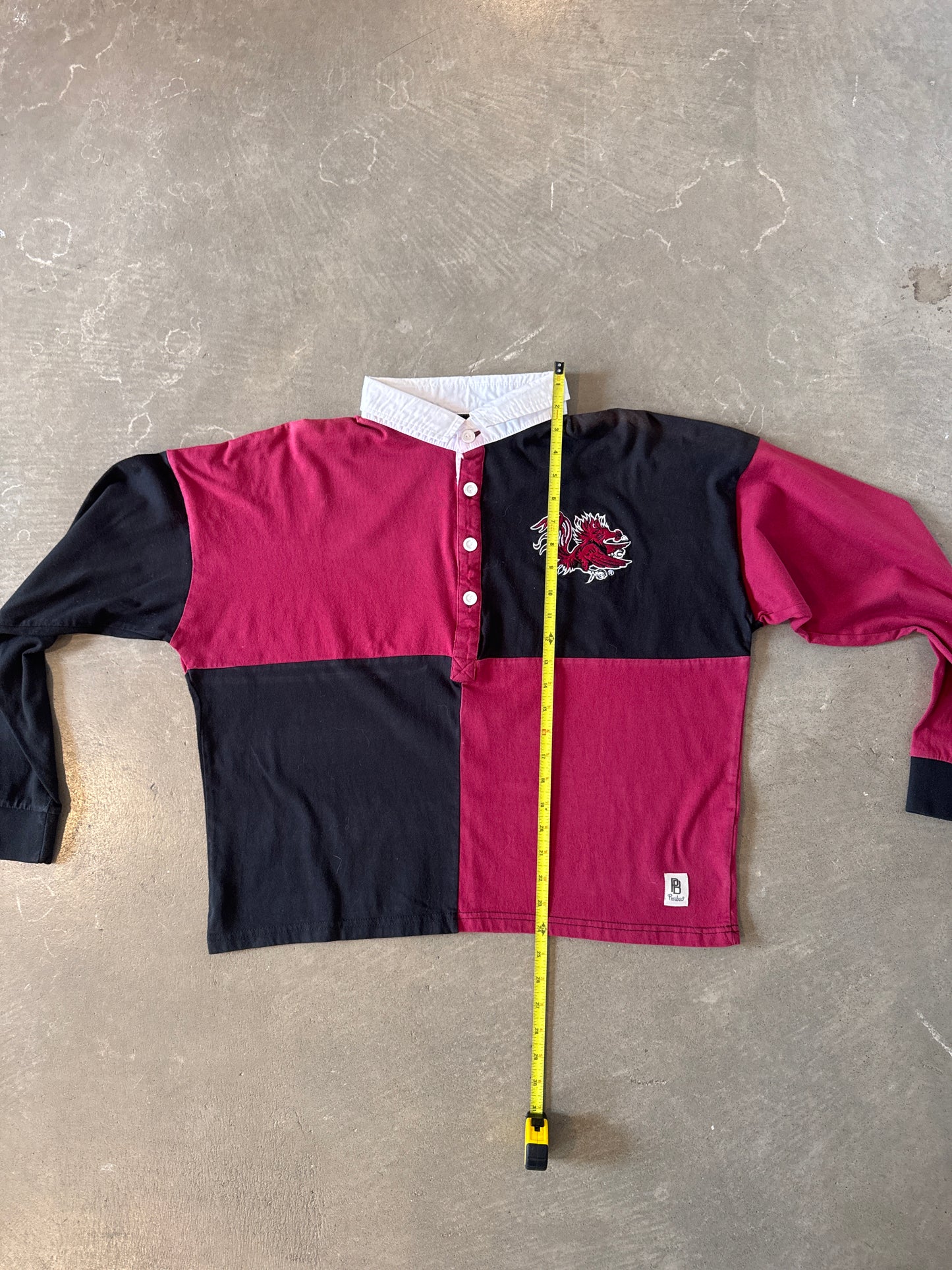 Pressbox Women’s University Of South Carolina Gamecocks Boxy Rugby Polo Shirt