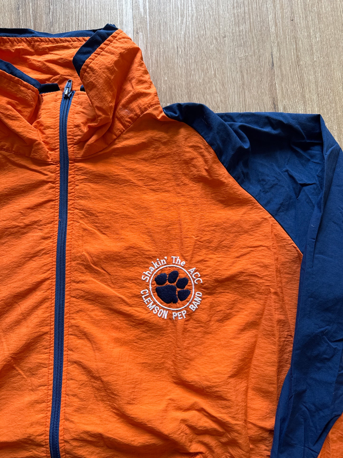 Vintage Clemson Shakin The ACC Pep Band Zip Up Jacket