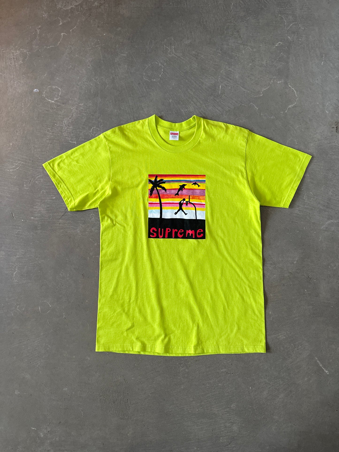 Supreme Dunk Bright Green Tee