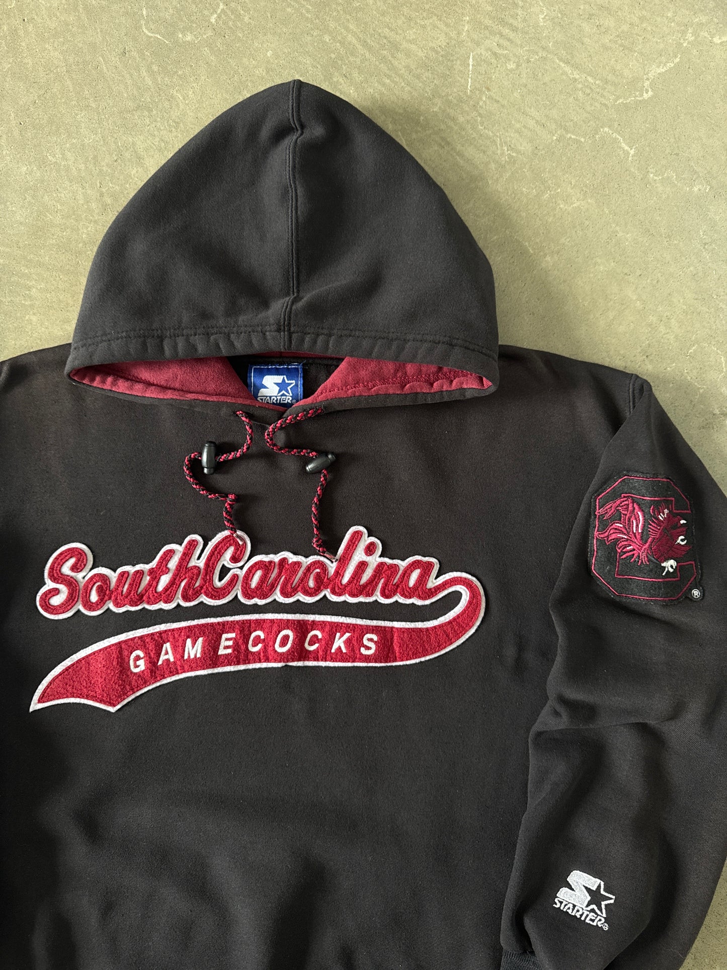 Vintage 90s Starter University Of South Carolina Gamecocks Hoodie