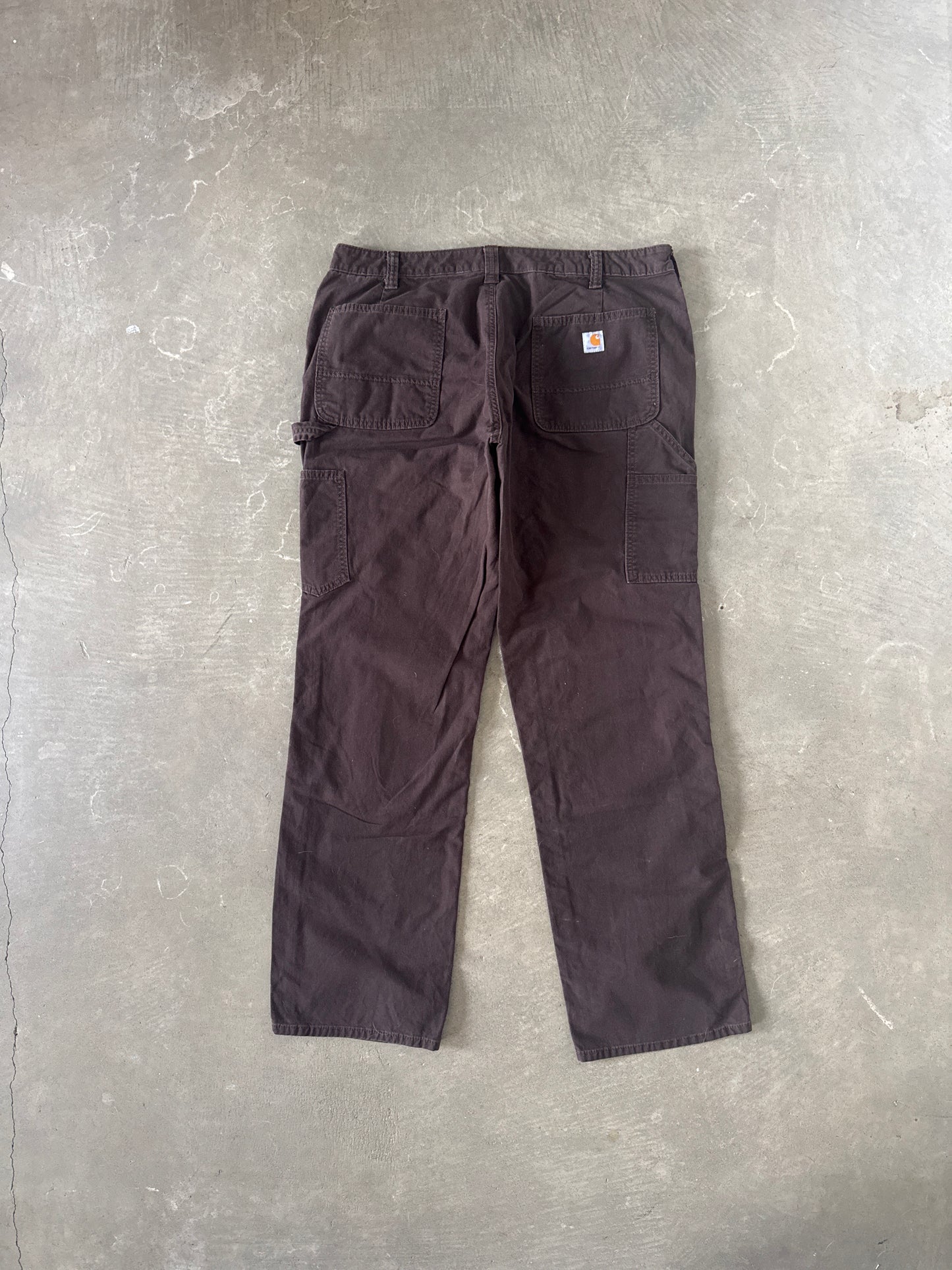 Carhartt Original Fit Brown Double Knee Carpenter Pants