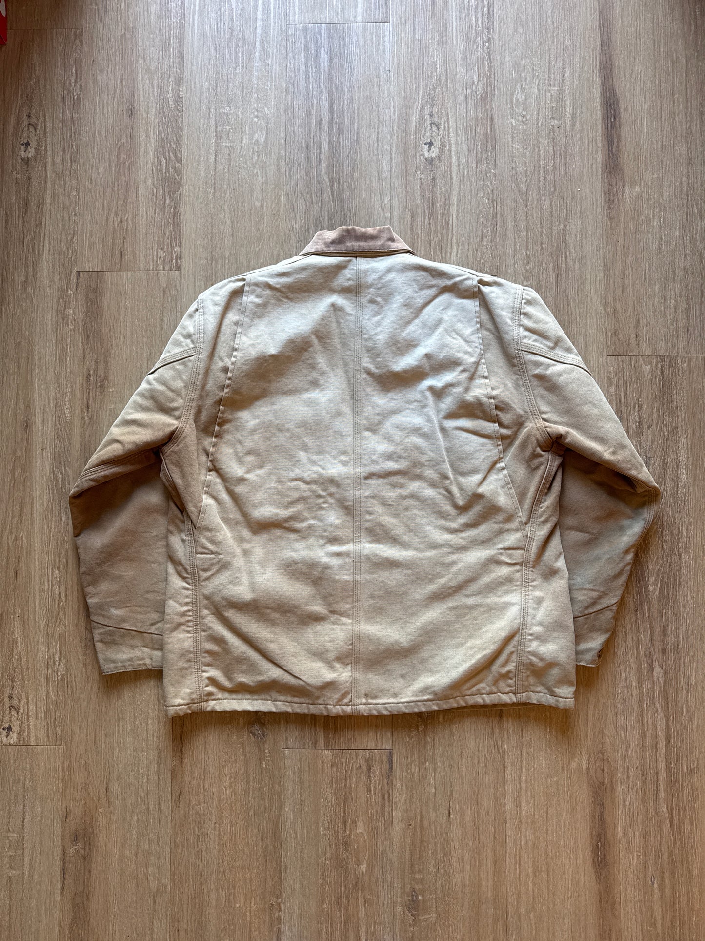 Vintage Carhartt Tan Barn Work Wear Chore Jacket