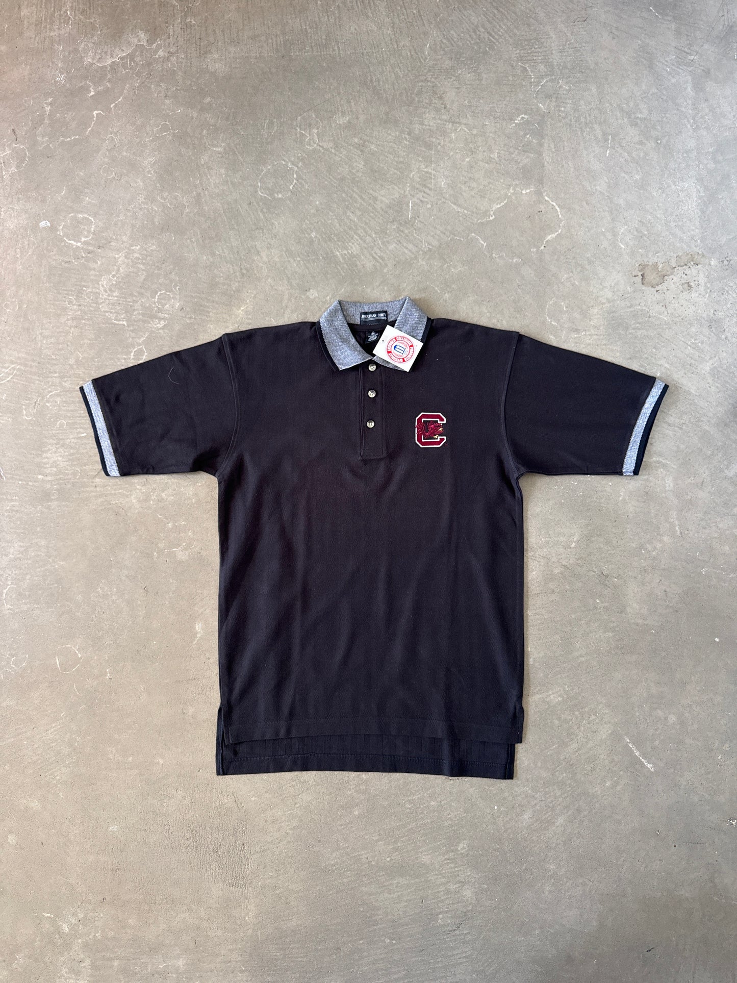 Vintage University Of South Carolina Gamecocks Embroidered Logo Polo Shirt