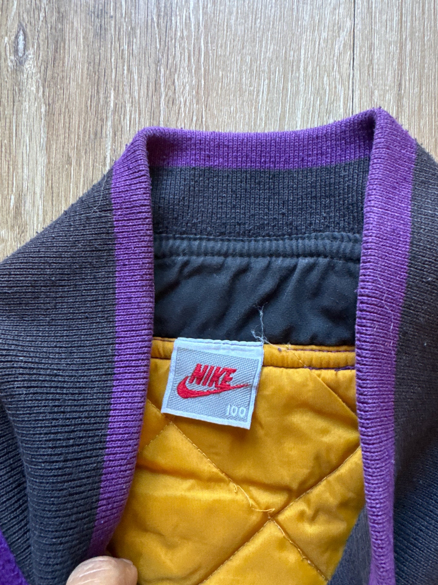 Vintage 1992 Nike Air Jordan Flight Force Basketball 20th Anniversary Respect The Game Jacket