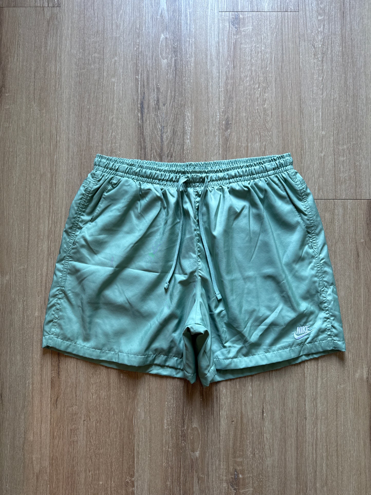 Nike Pale Mint Green Logo Shorts