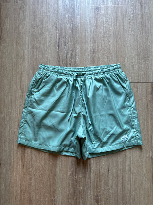 Nike Pale Mint Green Logo Shorts