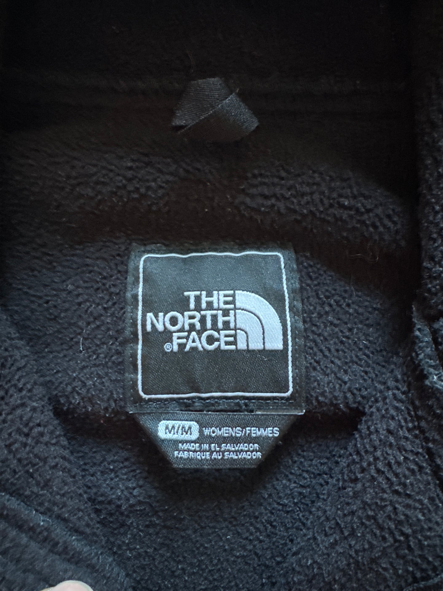 The North Face Women’s Black Fleece Hooded Zip Up Jacket