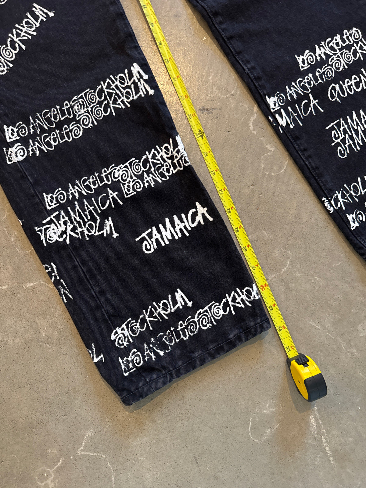 Stussy x Denim Tears x Our Legacy TTL 501 Black Denim Jeans