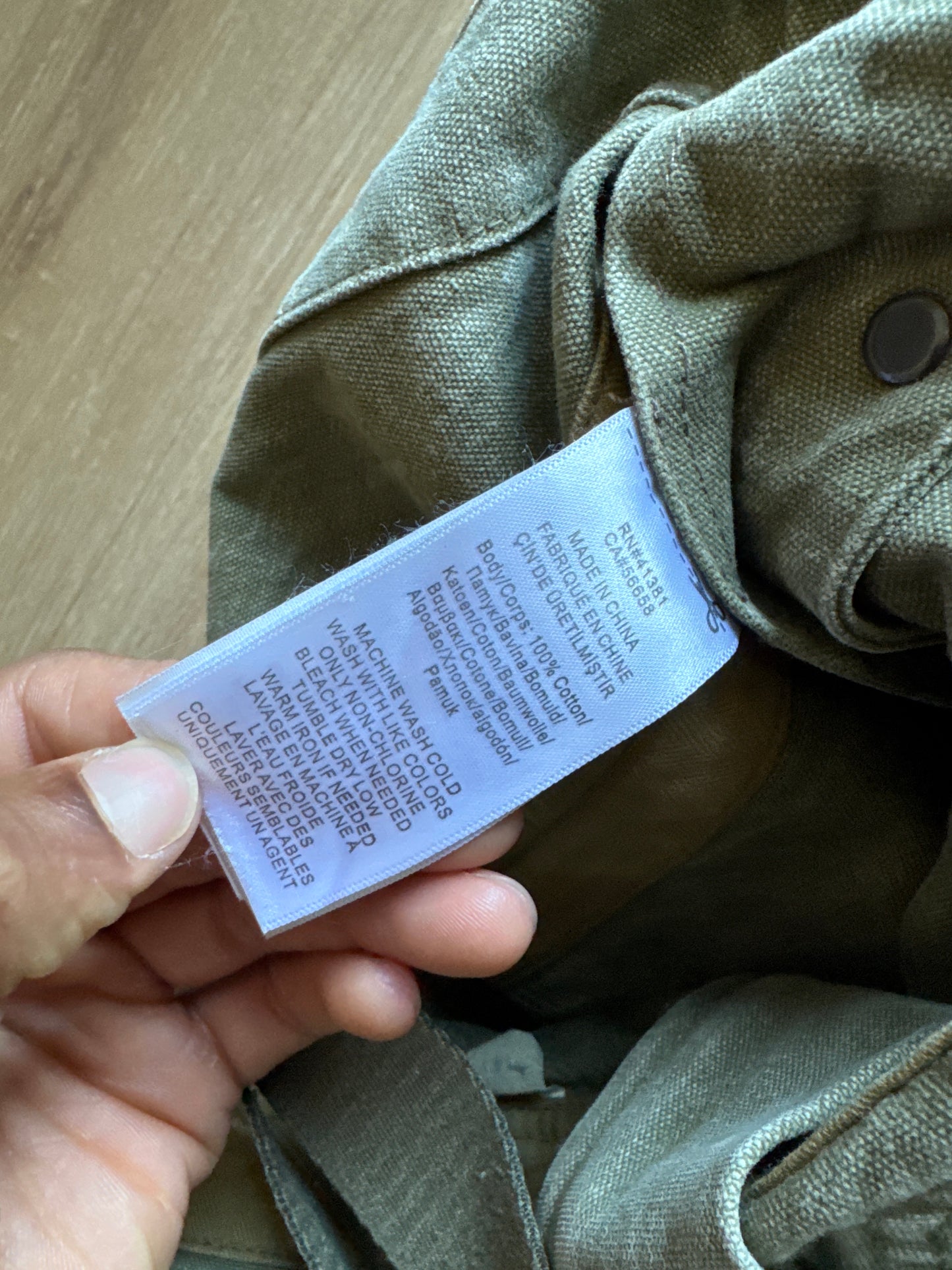 Vintage Sample Experimental Polo Ralph Lauren Double RL Co Naval Equipment Dept. Contract NXS 01722 Rennick Overall