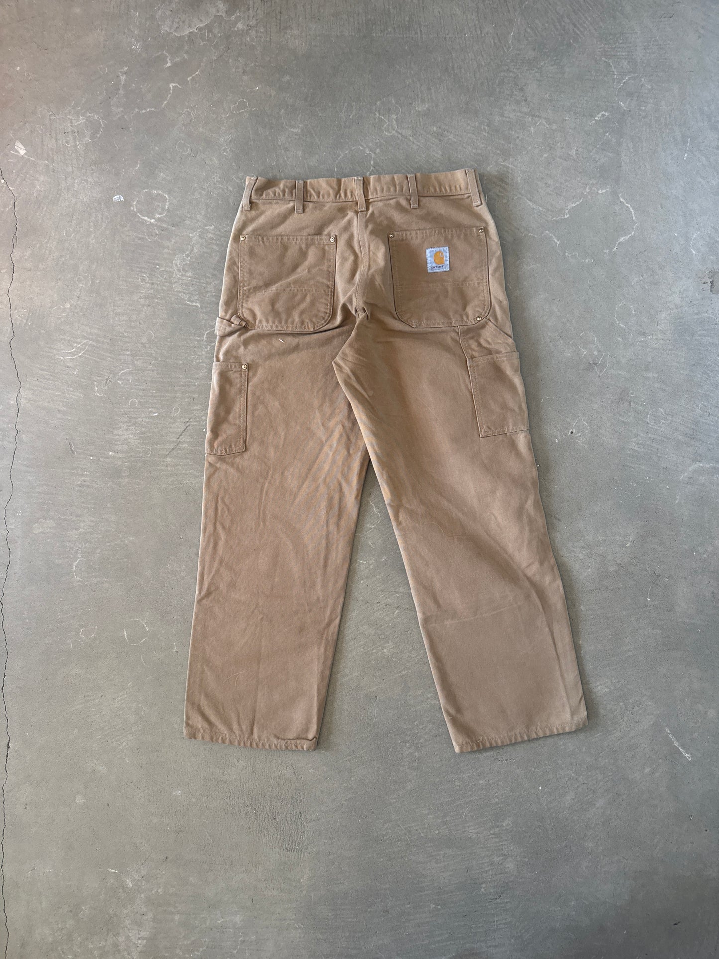 Carhartt Tan Faded Double Knee Carpenter Pants