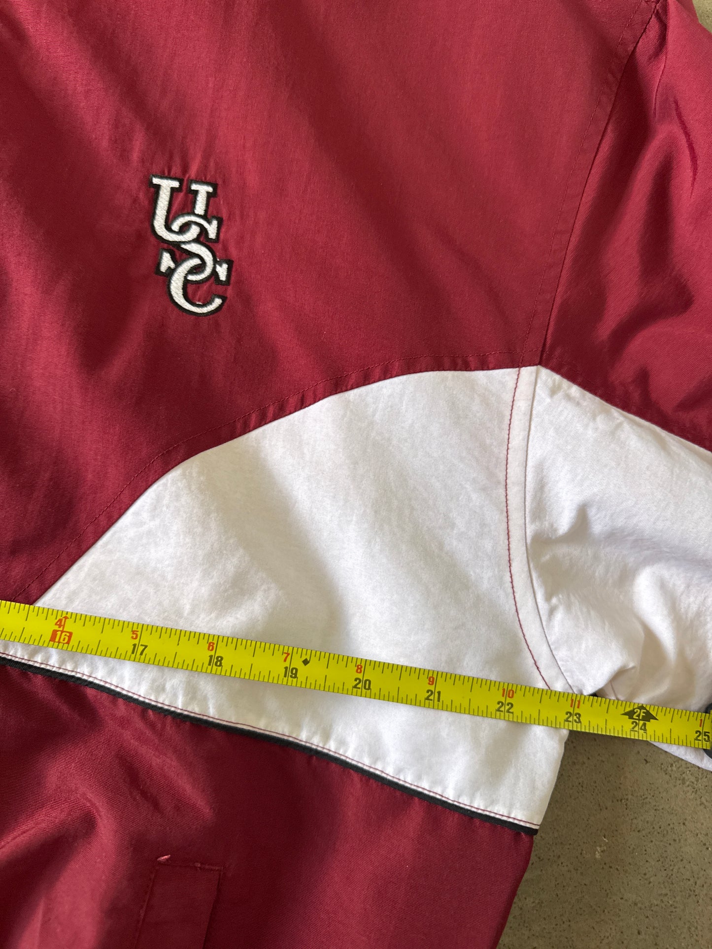 Vintage Russell Athletic University Of South Carolina Gamecocks Windbreaker Jacket