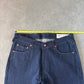Evisu Embroidered Japanese Yellow Dog Art Salvage Denim Jeans