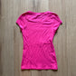 Y2K Women’s Bebe Bedazzled Logo Pink Tee