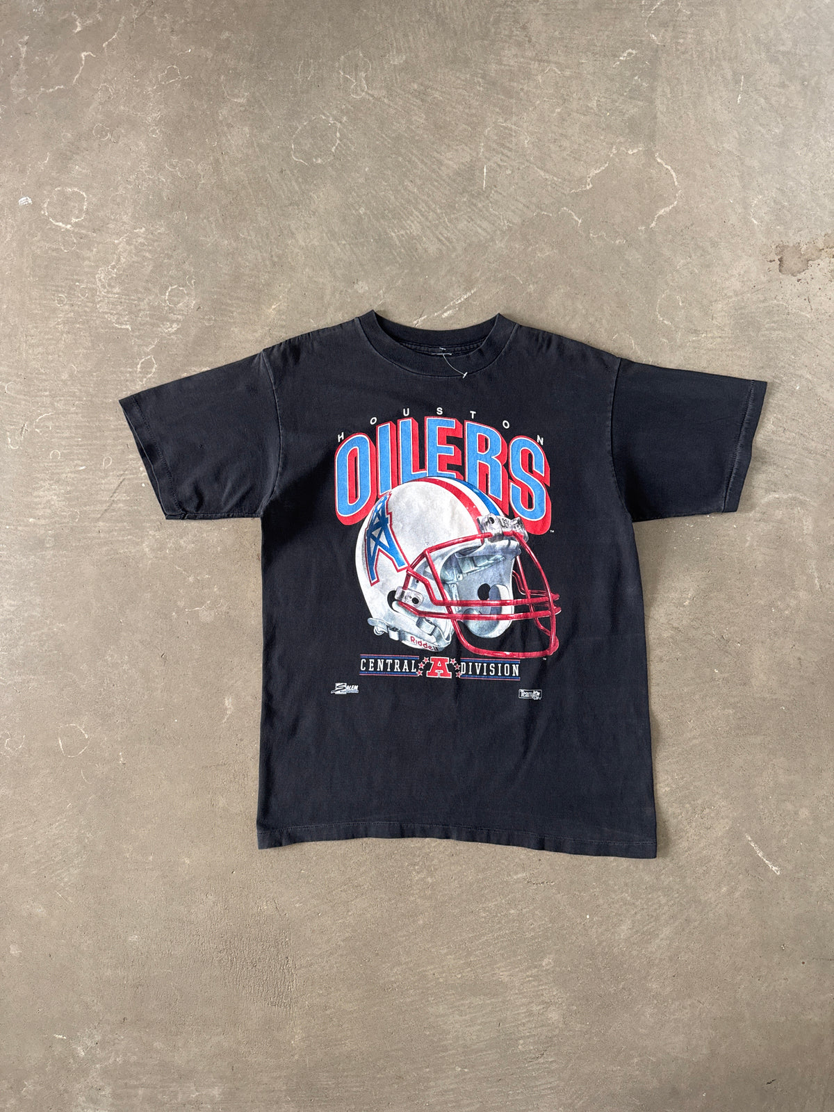 Vintage 90s Salem Sportswear Houston Oilers Helmet Tee