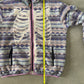 Kapital Ashland Stripe & Bone Fleece Zip Blouson Jacket
