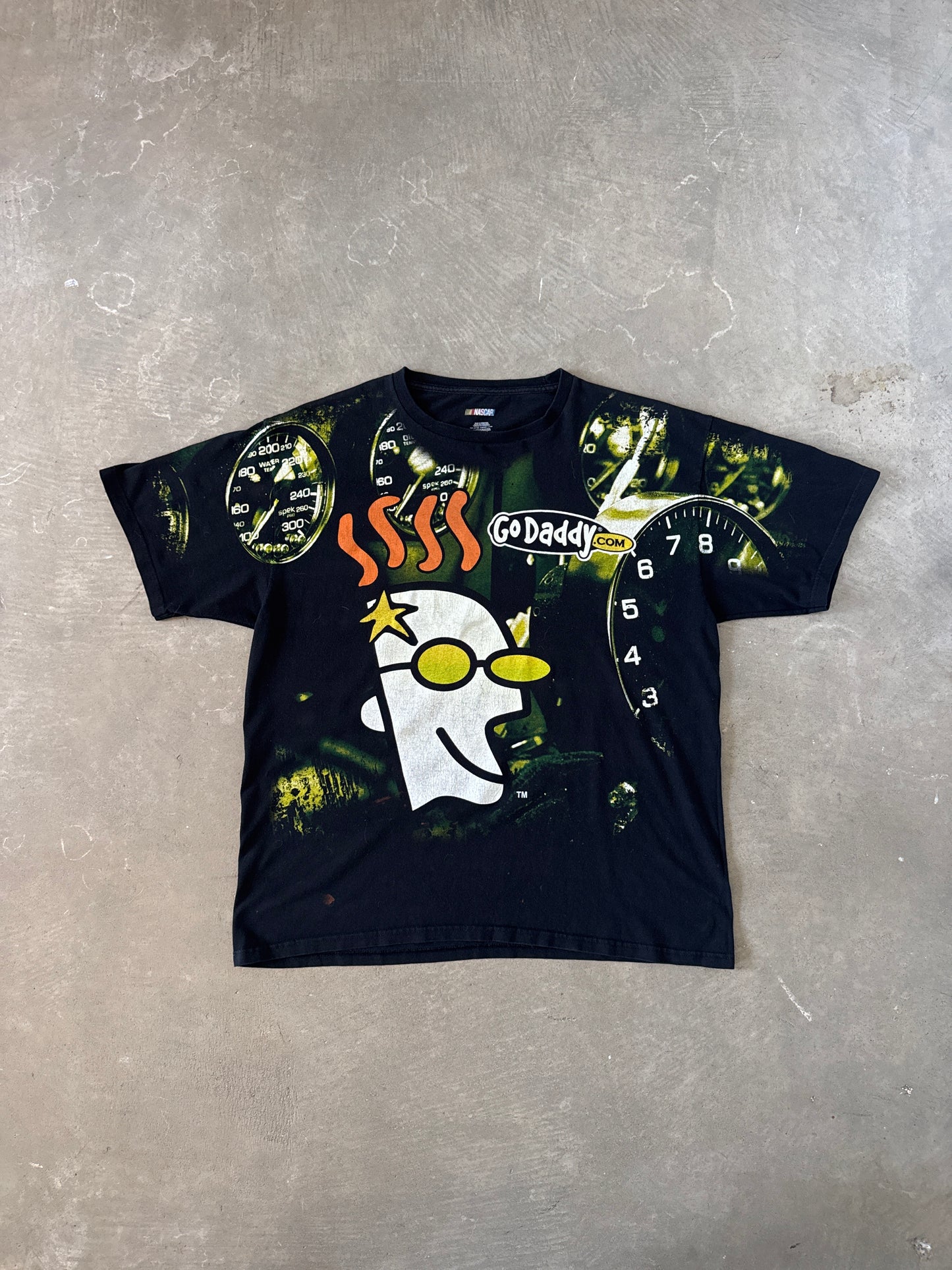 Nascar Mark Martin Go Daddy All Over Print Tee