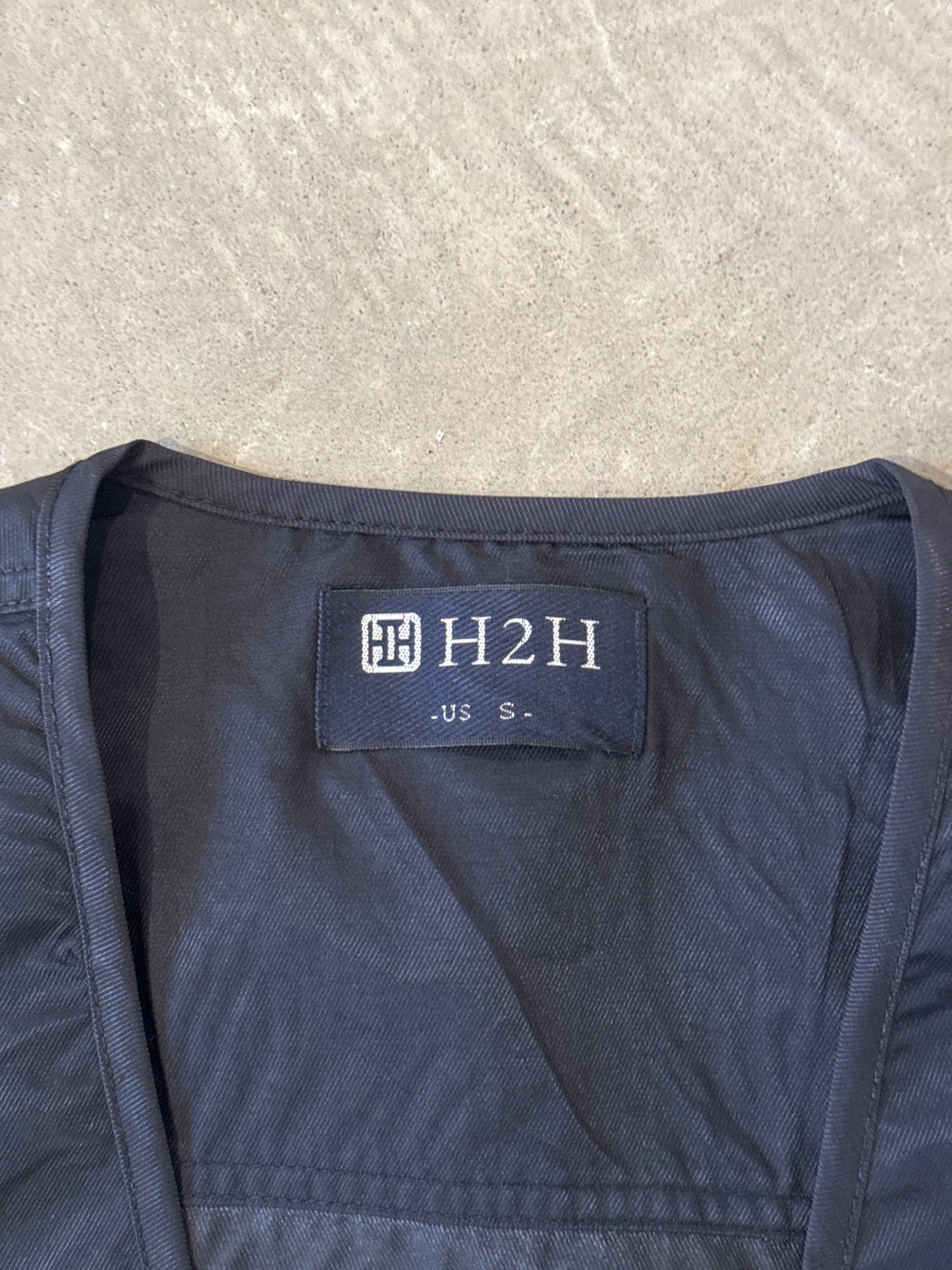 Vintage H2H Black Utility Vest