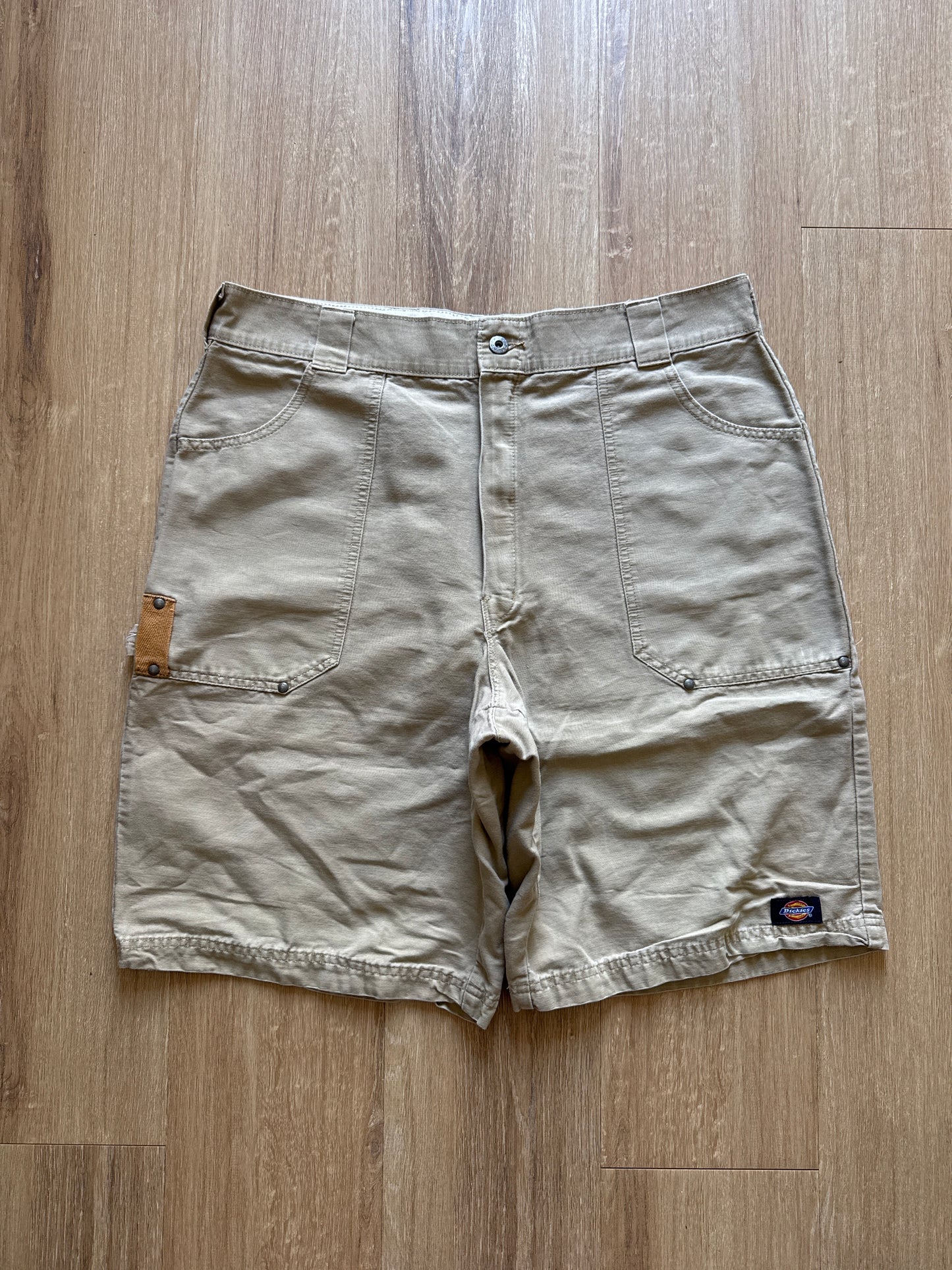 Vintage Dickies Double Knee Tan Carpenter Shorts