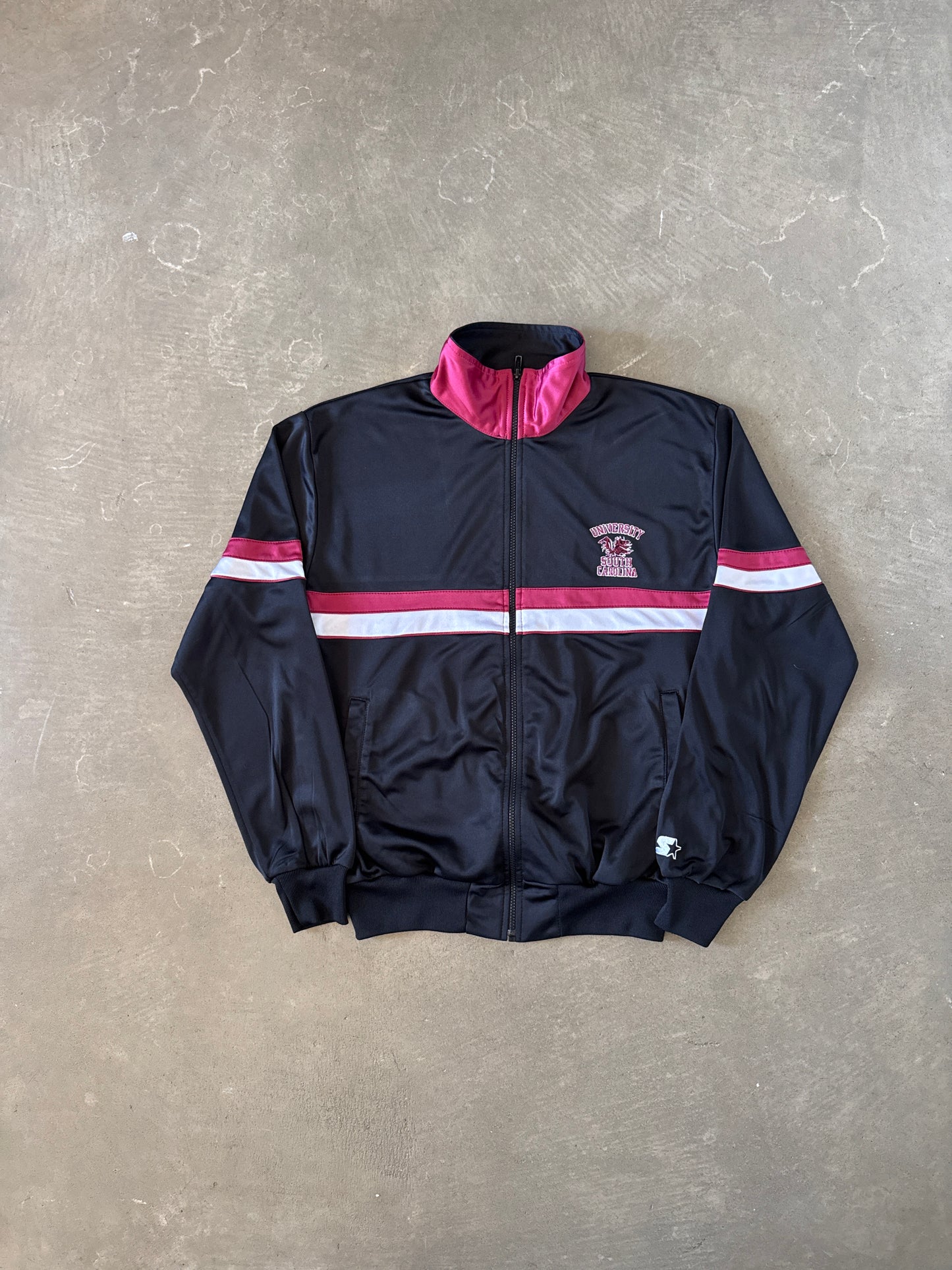 Vintage 80s Starter University Of South Carolina Gamecocks Track Jacket
